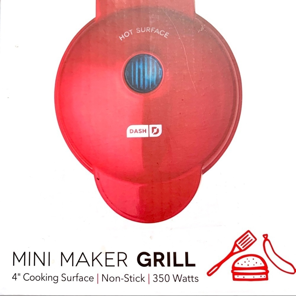 DASH Mini Maker Portable Grill Machine + Pan - Picture 3 of 3